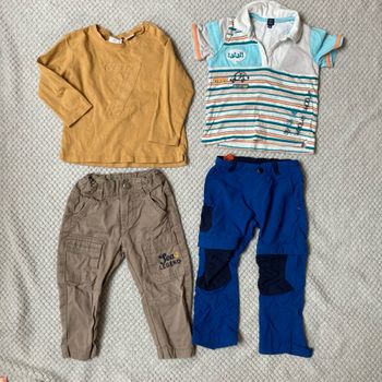 Lot pantalons et tee shirt