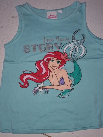 Tee shirt la petite sirene disney 3 ans