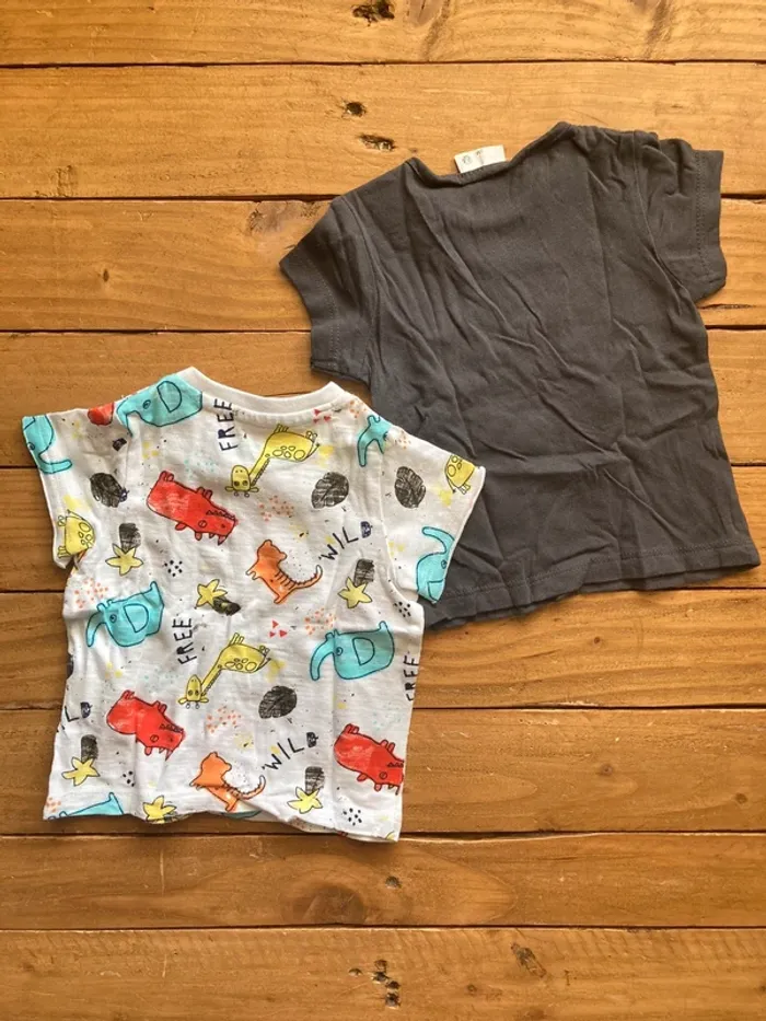 2 tee shirt manches courtes - photo numéro 2