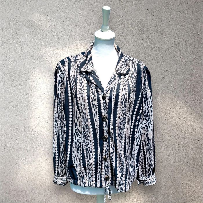 Veste chemise imprimée taille 48 Afibel