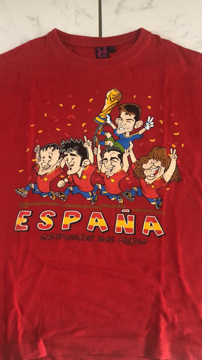 Teeshirt « Espagne championne du monde » - photo numéro 2