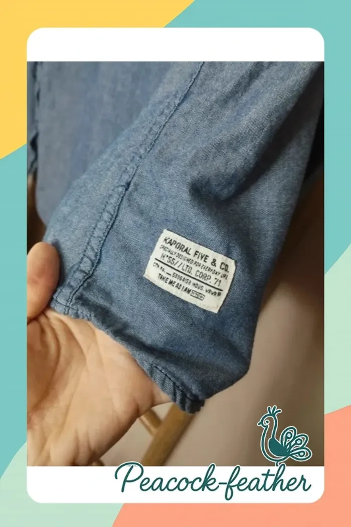 Chemise en jean Kaporal M homme - photo numéro 7