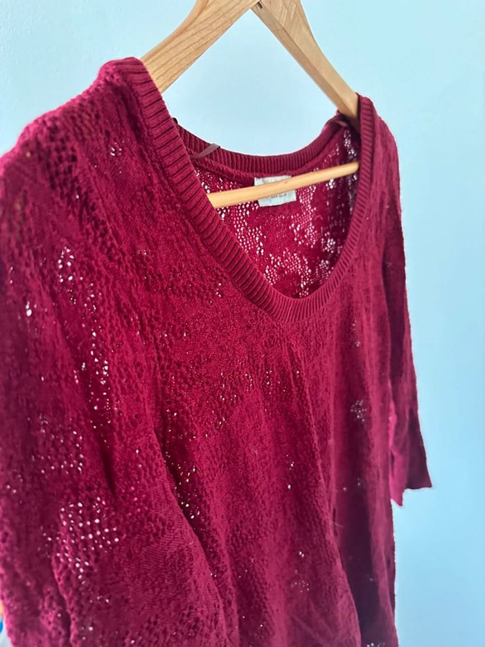 Sweat bordeaux stradivarius - photo numéro 2