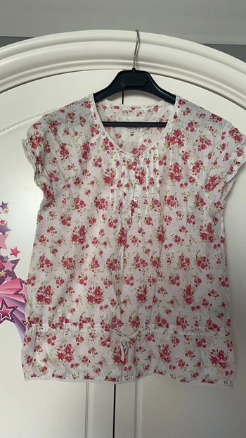 Blouse H&M 14 ans fleurie