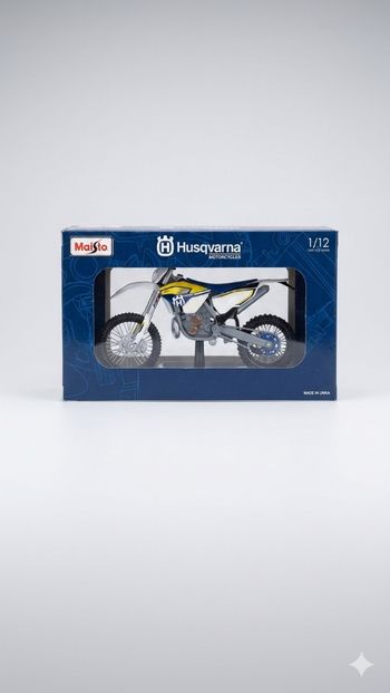 Maisto moto husqvarna fc 450 miniature 1/12