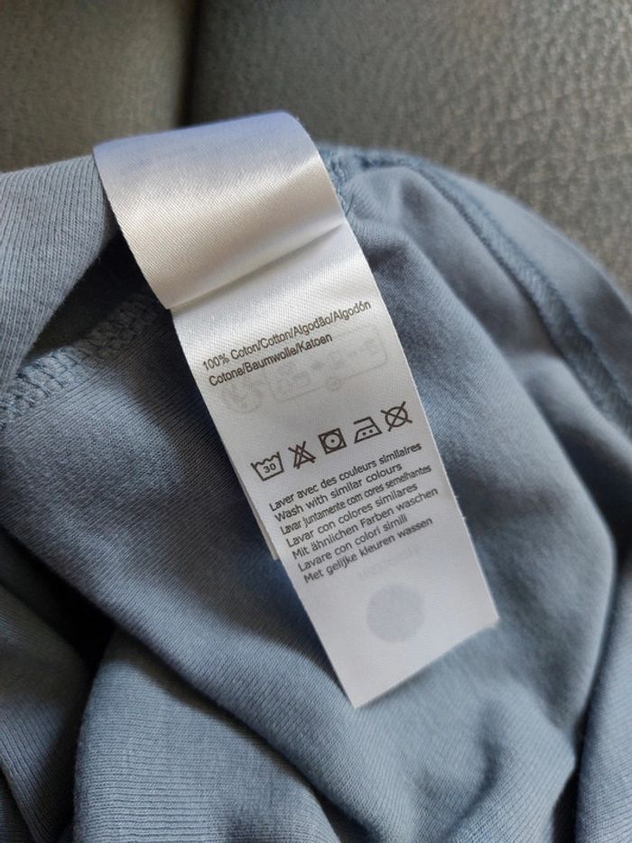 Tee-shirt manches longues col roulé Vertbaudet taille 10 ans - photo numéro 5