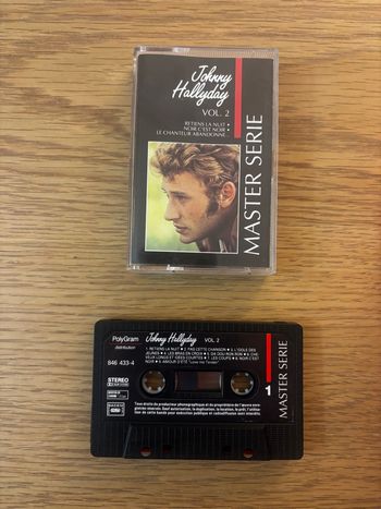 Cassette audio Johnny Hallyday Master serie volume 2