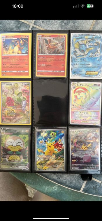 Classeur carte Pokémon différentes série et année .