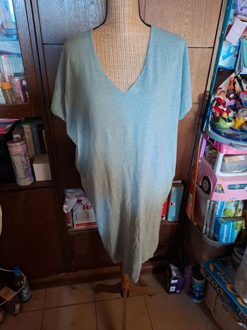 Robe pull cachemire soie XXL Eric bompard