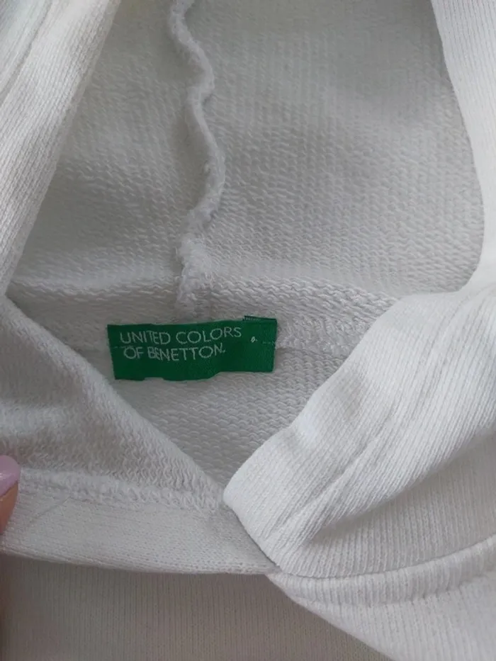 Pull sweat à capuche benetton - photo numéro 4