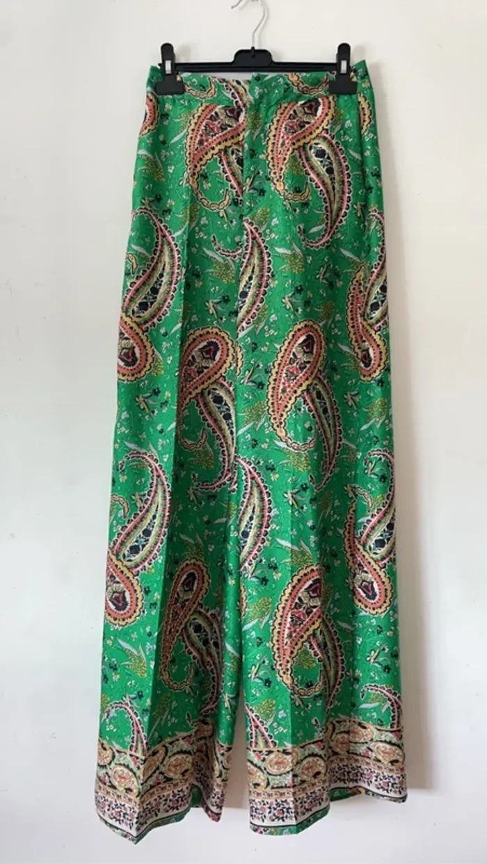 Pantalon imprimée taille haute Zara taille XS