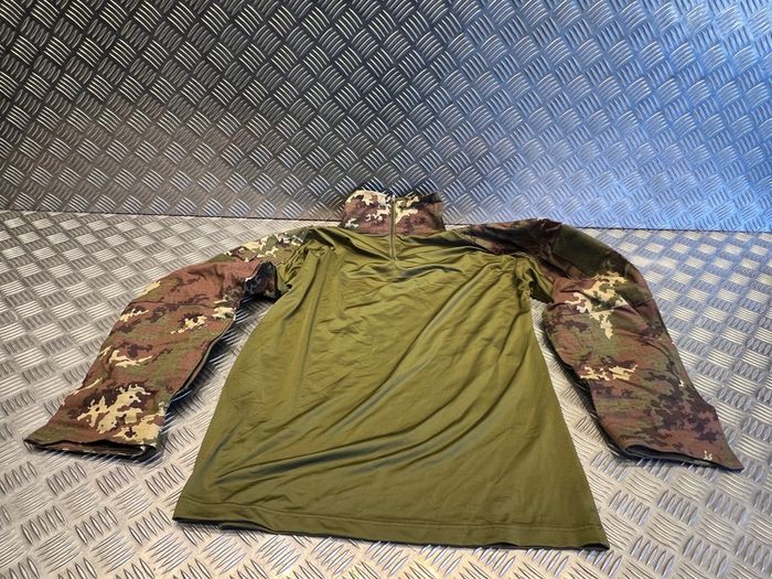 chemise t-shirt tactique camo vegetale italien mil-tec taille s 10513742