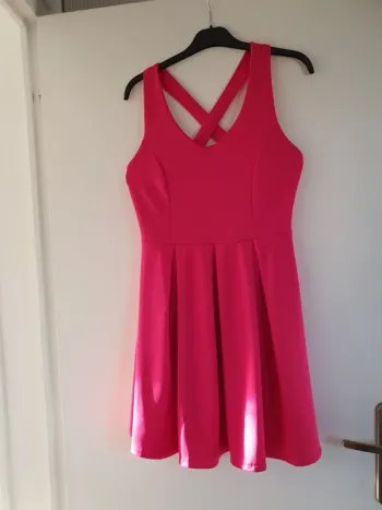 Robe rose fushia