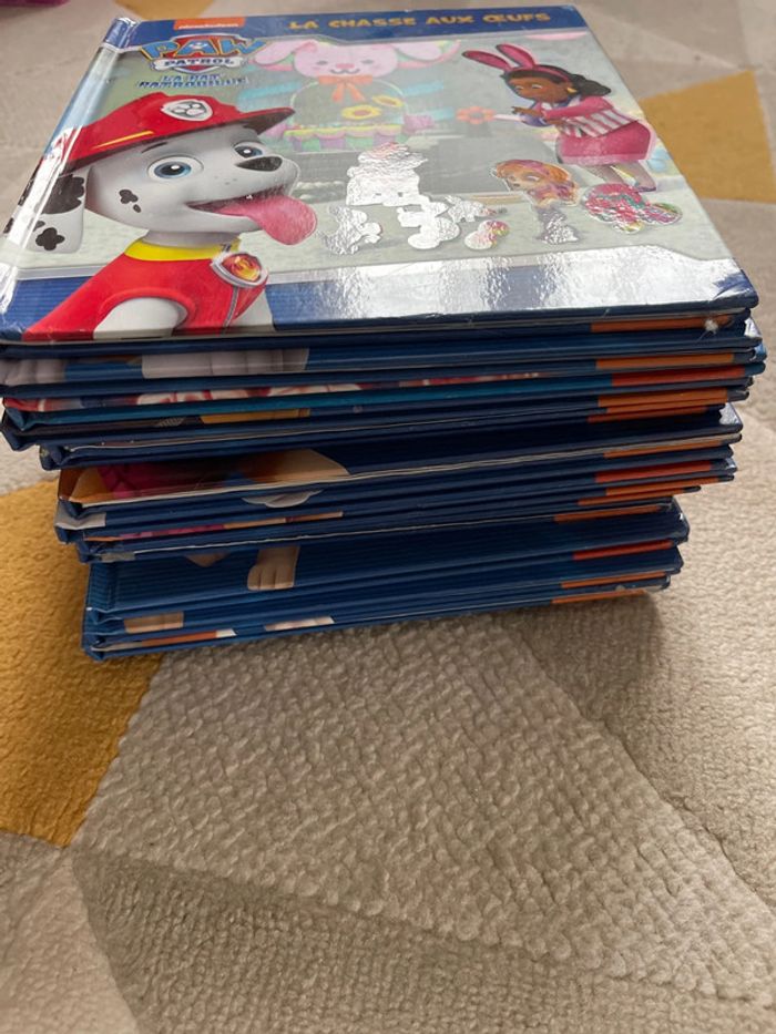16 livres de la pat patrouille gros lot - photo numéro 3