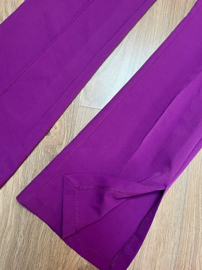 pantalon de costume flare fendu - photo numéro 2