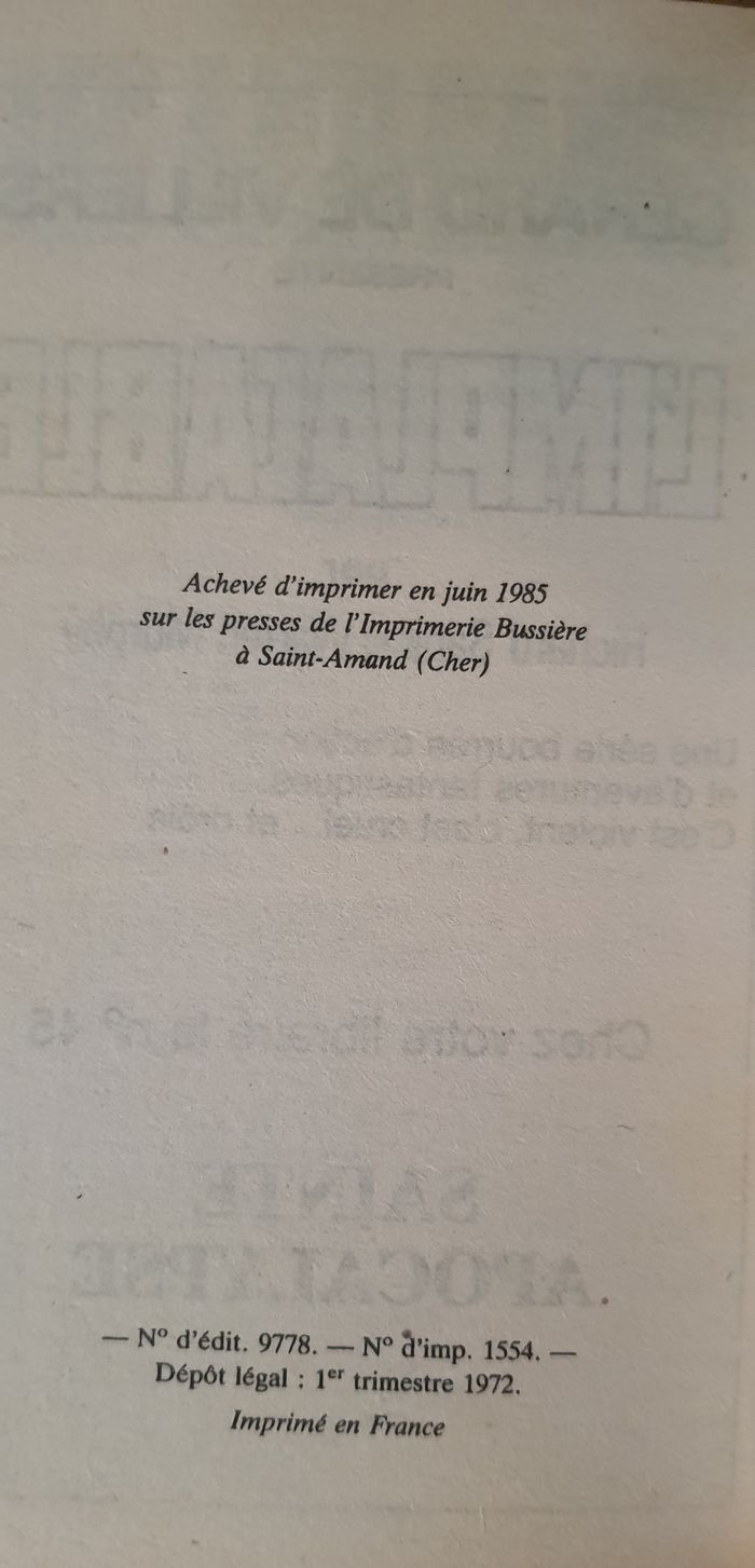 Livre "SAS Le bal de la comtesse Adler" - photo numéro 3