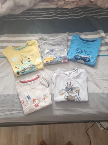 Lot de 5 t-shirts ML