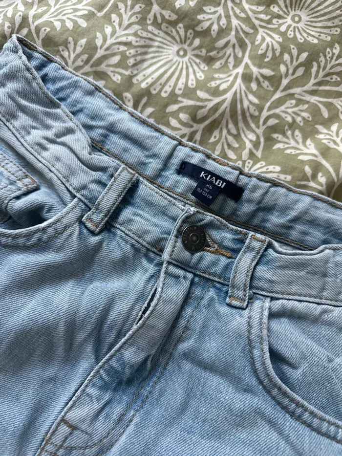 Jean Bleu clair Kiabi - taille XS - photo numéro 2