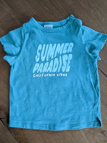 Tee shirt summer vert Tao 23 mois