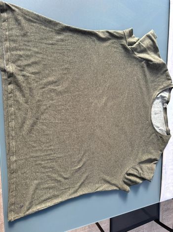 Teeshirt kaki femme grande taille