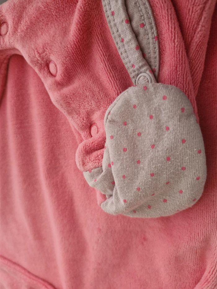 Pyjama 1 pièce bébé 3 mois Sucre d'orge Coton Polyester - photo numéro 5