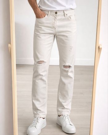 Jean Celio C.25 Slim Fit Blanc