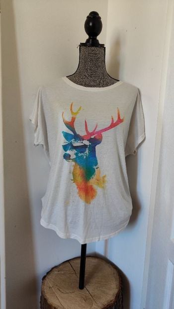 T-shirt cerf