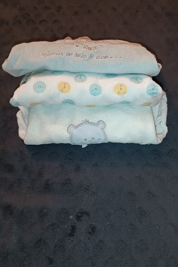 Lot de 3 pyjamas en velours