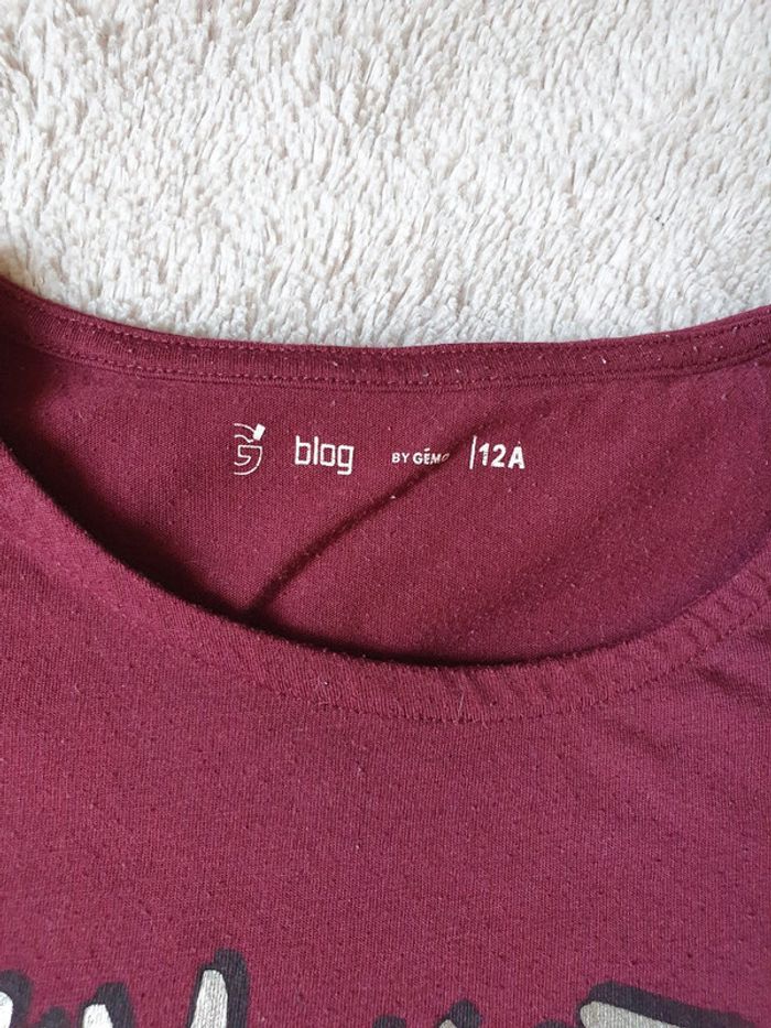 T-shirt Gémo taille 12 ans - photo numéro 2