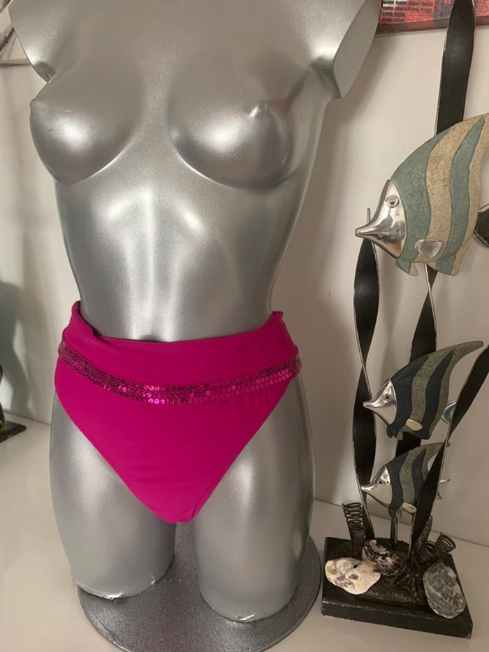 Culotte de maillot de bain Fushia T46