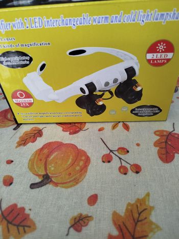 Lunette loupe lumineuse