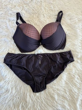 Ensemble sous vêtement darjeeling dentelle et effet drapé 