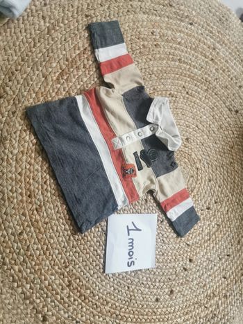 Haut manches longues 1 mois