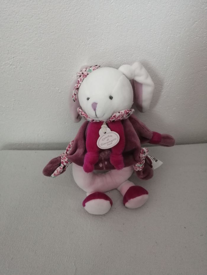 hochet peluche lapin