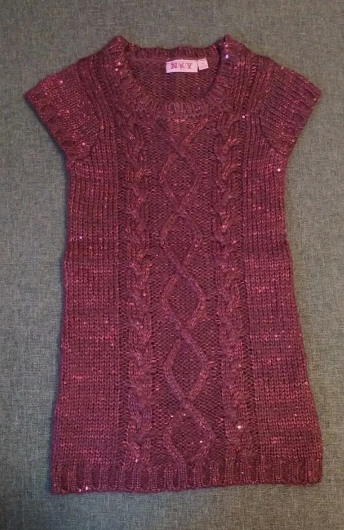 Robe tricot brillante