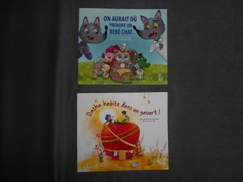 Livres: On aurait dû prendre un bébé chat.../Dasha habite dans un yaourt!