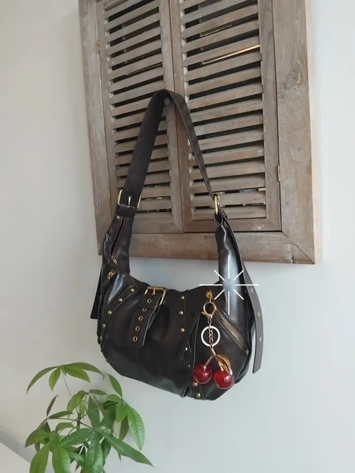 Sac à Main Tendance Y2K Brun Foncé