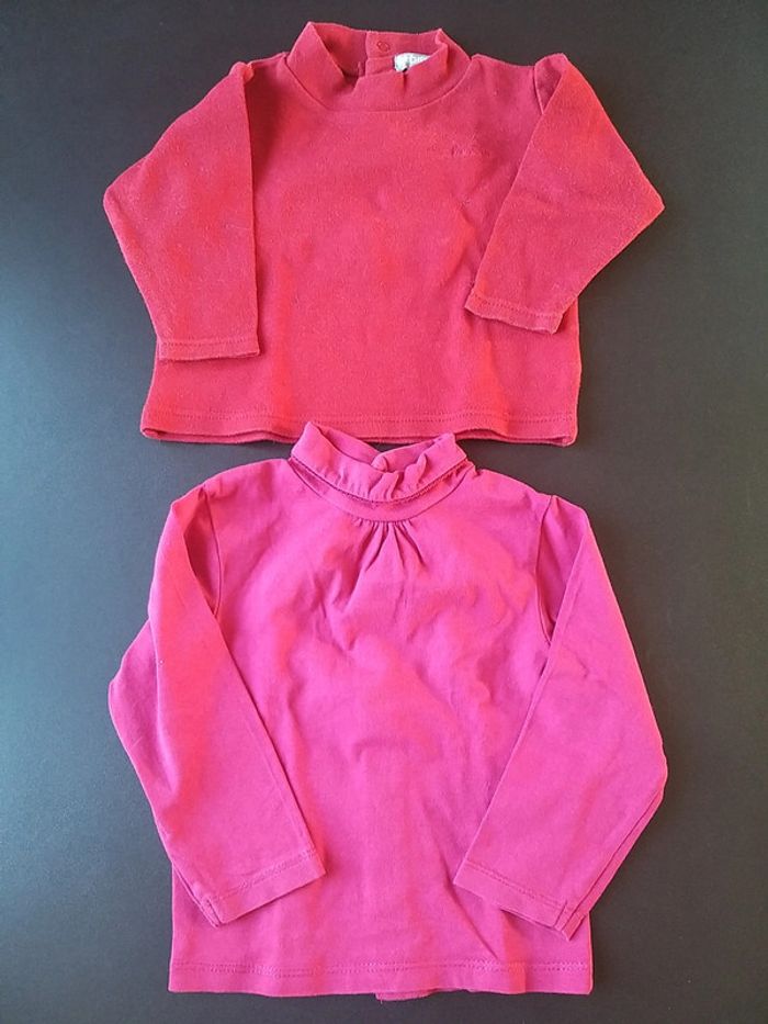 Lot de 2 sous pulls 12 mois