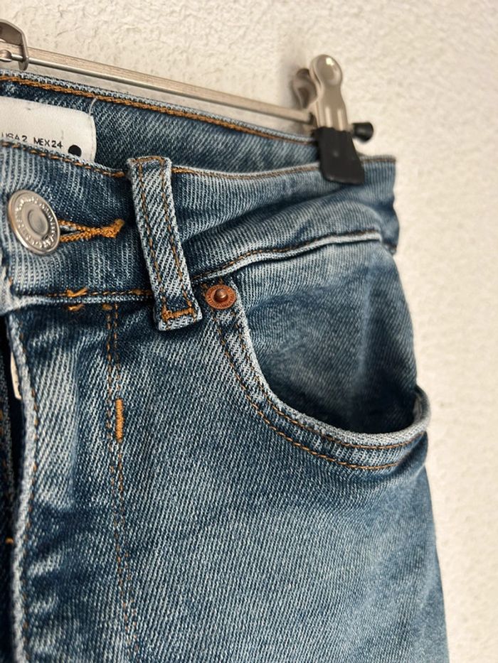 505 - jeans Zara bleu taille haute - photo numéro 12
