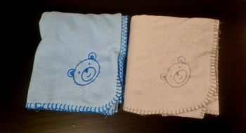 Lot de 2 couvertures bébé