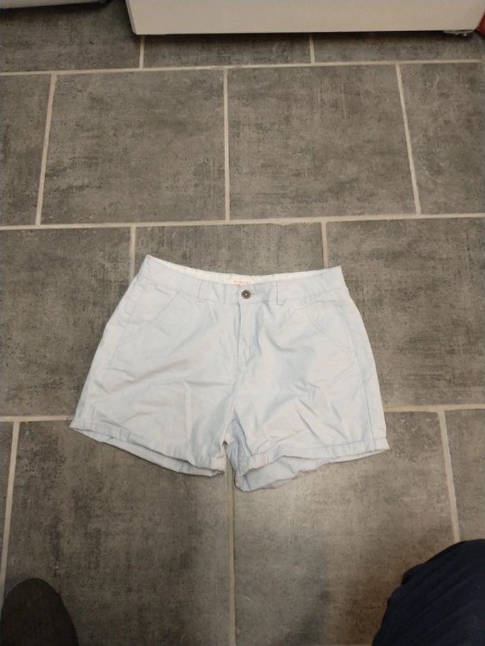 Short bleu taille 36 de marque Camaïeu