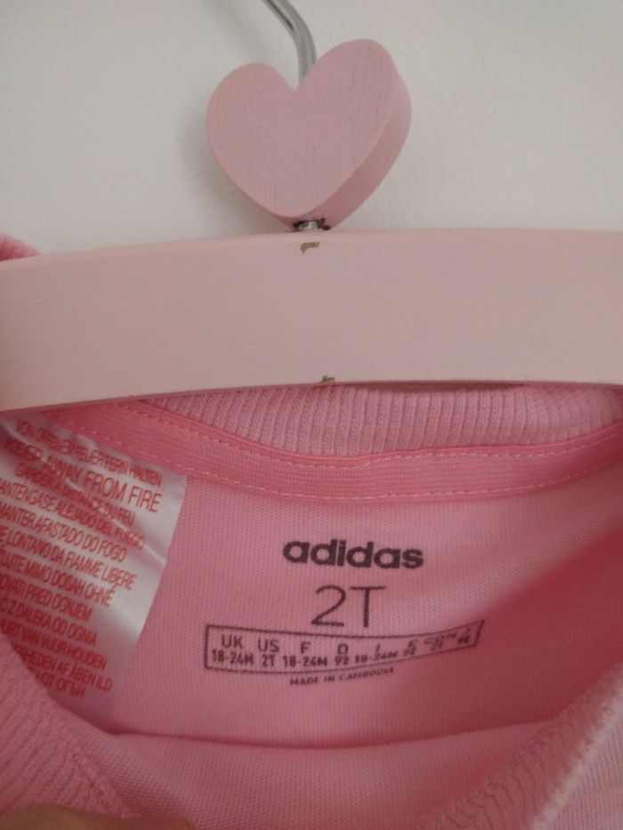 Tee shirt bébé fille Adidas - photo numéro 3