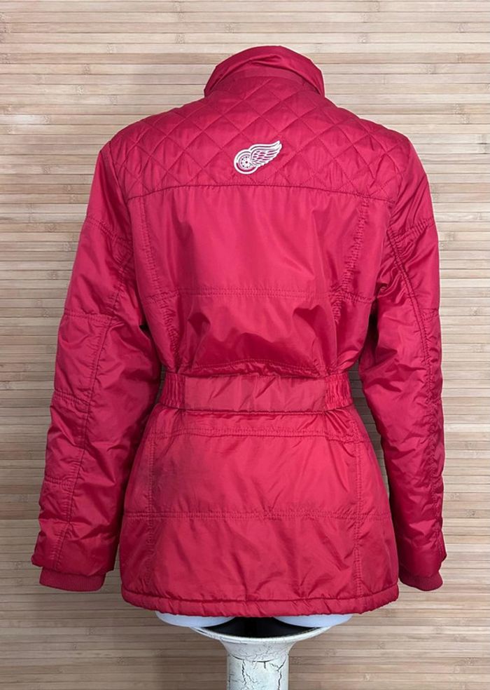 Veste rouge NHL red wings de détroit avec ceinture - photo numéro 5