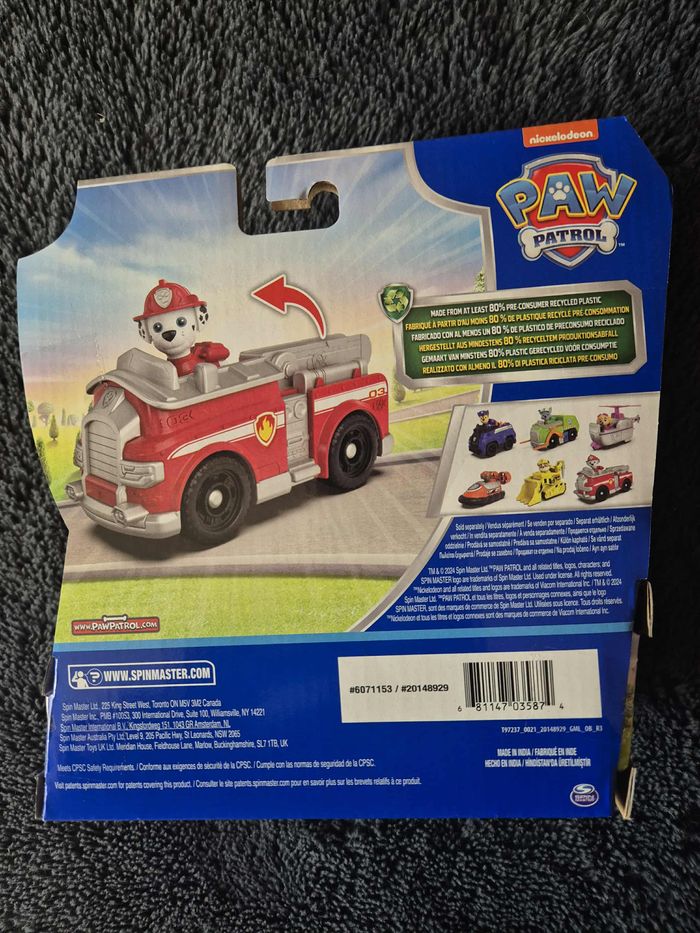 Véhicule avec Figurine marshall Paw Patrol Pat’Patrouille - photo numéro 3