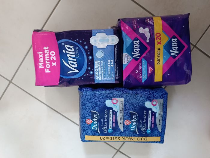 Serviettes hygiéniques