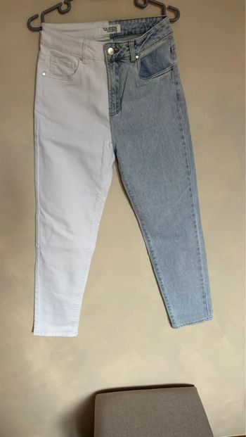 Jeans bicolore