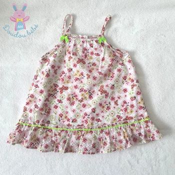 Robe bretelles fleurs papillons bébé fille 23 Mois été Orchestra