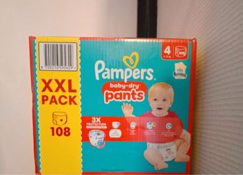 Pampers Baby-Dry pants Taille 4 pants – XXL Pack 108 couches neuves