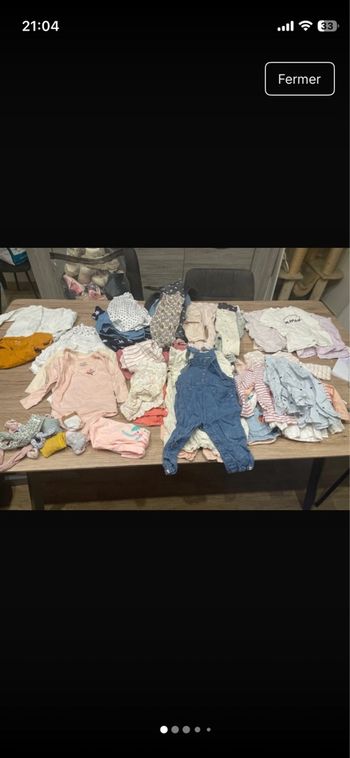 Lot vêtements taille 9 mois