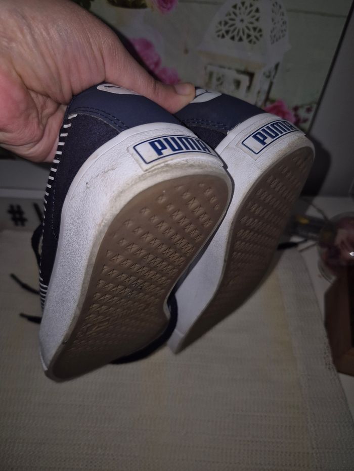 Baskets puma bleu 37.5 - photo numéro 6